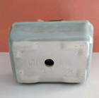  5" Vintage Jade Bonsai Flower Tree Green Square Celadon Pot — photo 5