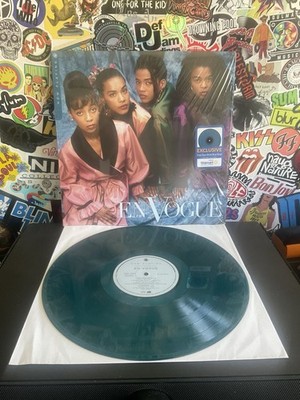 EN VOGUE Now Playing VG++ FREE YOUR MIND BLUE VINYL W/HYPE STICKER