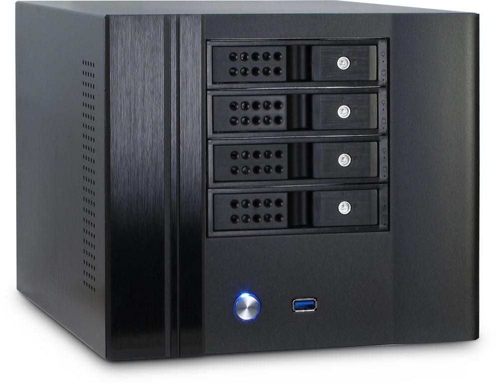 Inter-Tech Nero Case Pc Sc-4004 Mini-Itx Small Form Factor - Immagine 3