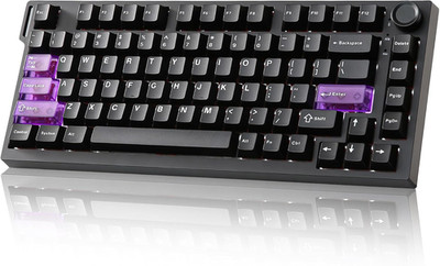 YUNZII RT75 PRO Drahtlose Gaming-Tastatur, Hall-Effekt Mechanische Rapid-Trigger