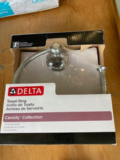 Delta Towel Ring - Wall Mounted. Chrome.  79746 Cassidy