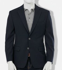 295 Michael Kors Men's Blue Modern-Fit Blazer Sport-Coat Suit Jacket Size 38S