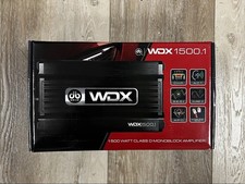 DB Drive WDX1500.1 1 Ohm Compact Mono Block Class-D 1500W RMS Amplifier New