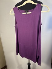 EiLEENFISHER XS Purple Sleeveless Top Made In USA