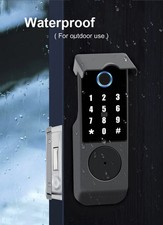 Waterproof Smart Lock Tuya WiFi Biometric Fingerprint Digital Street Gate Garden