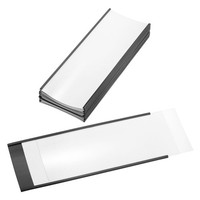 10 StüCk Magnetische Etikettenhalter 8X3 Zoll Mit EinsäTzen FüR C-Kanal