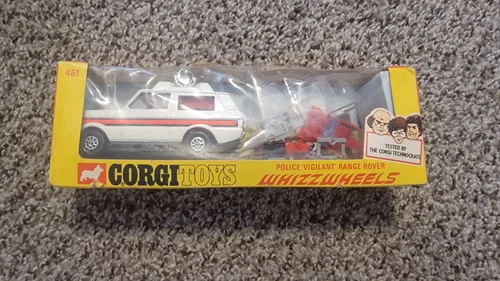 VINTAGE CORGI TOYS 461 POLICE 'VIGILANT' RANGE ROVER IN ORIGINAL BOX 1979
