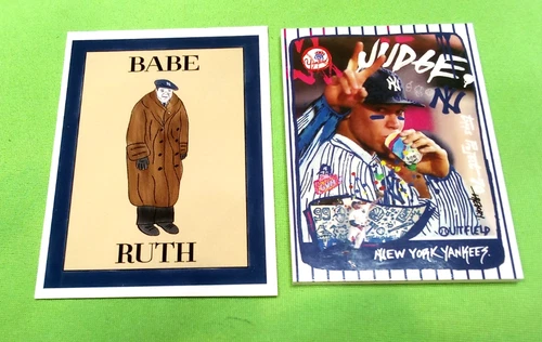 2021 TOPPS PROJECT 70 promo PROOF BACK CARD STOCK COA BABE RUTH