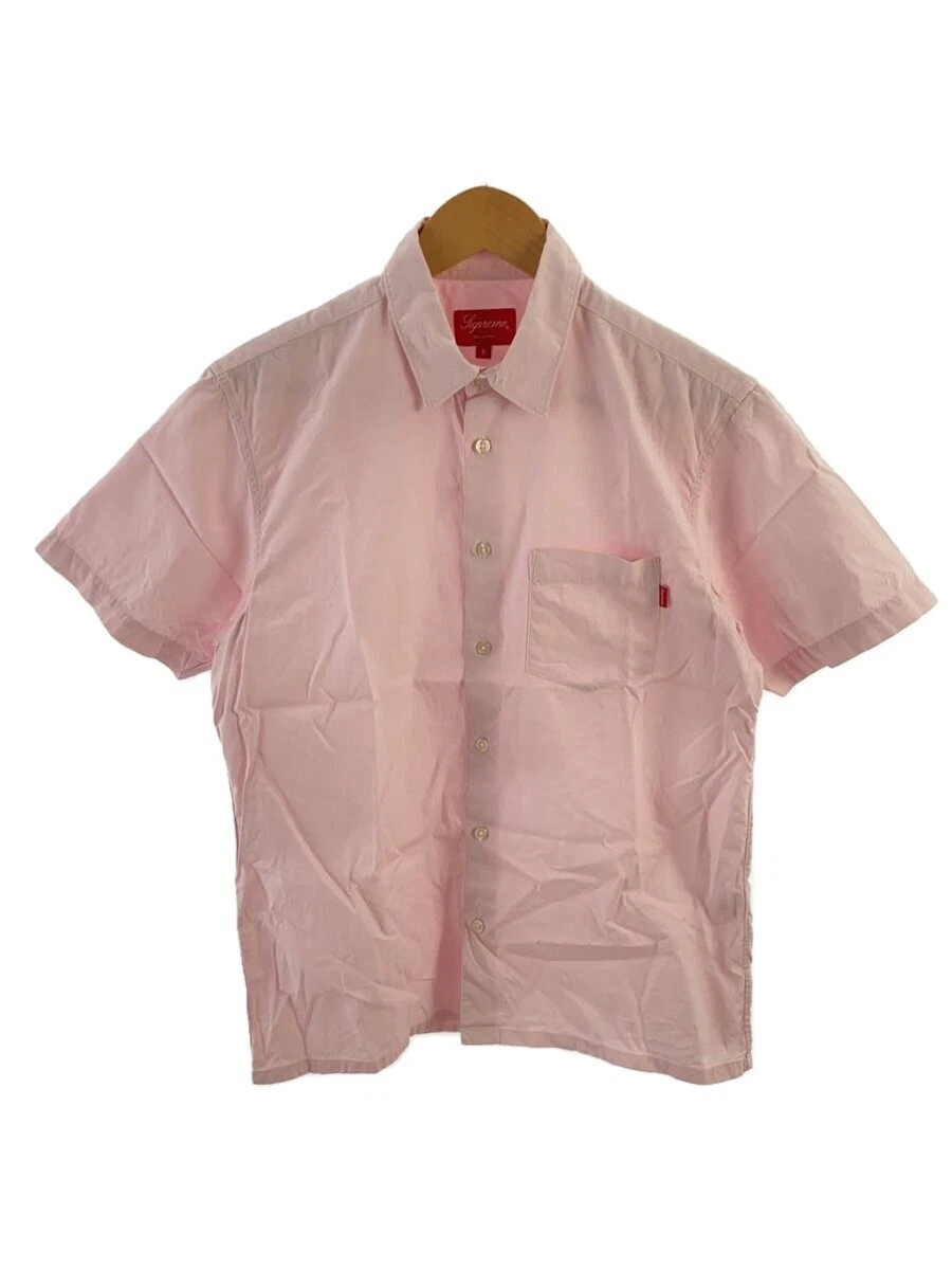 Chemise Supreme manches courtes/S/coton/pnk/plaine
