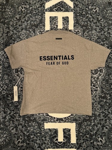 Fear Of God Essentials dark heather gray Tee size M