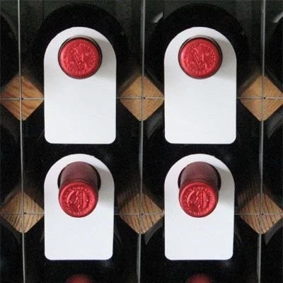 Bottle Tags, Plastic, for Bottle Neck, 100 Pieces