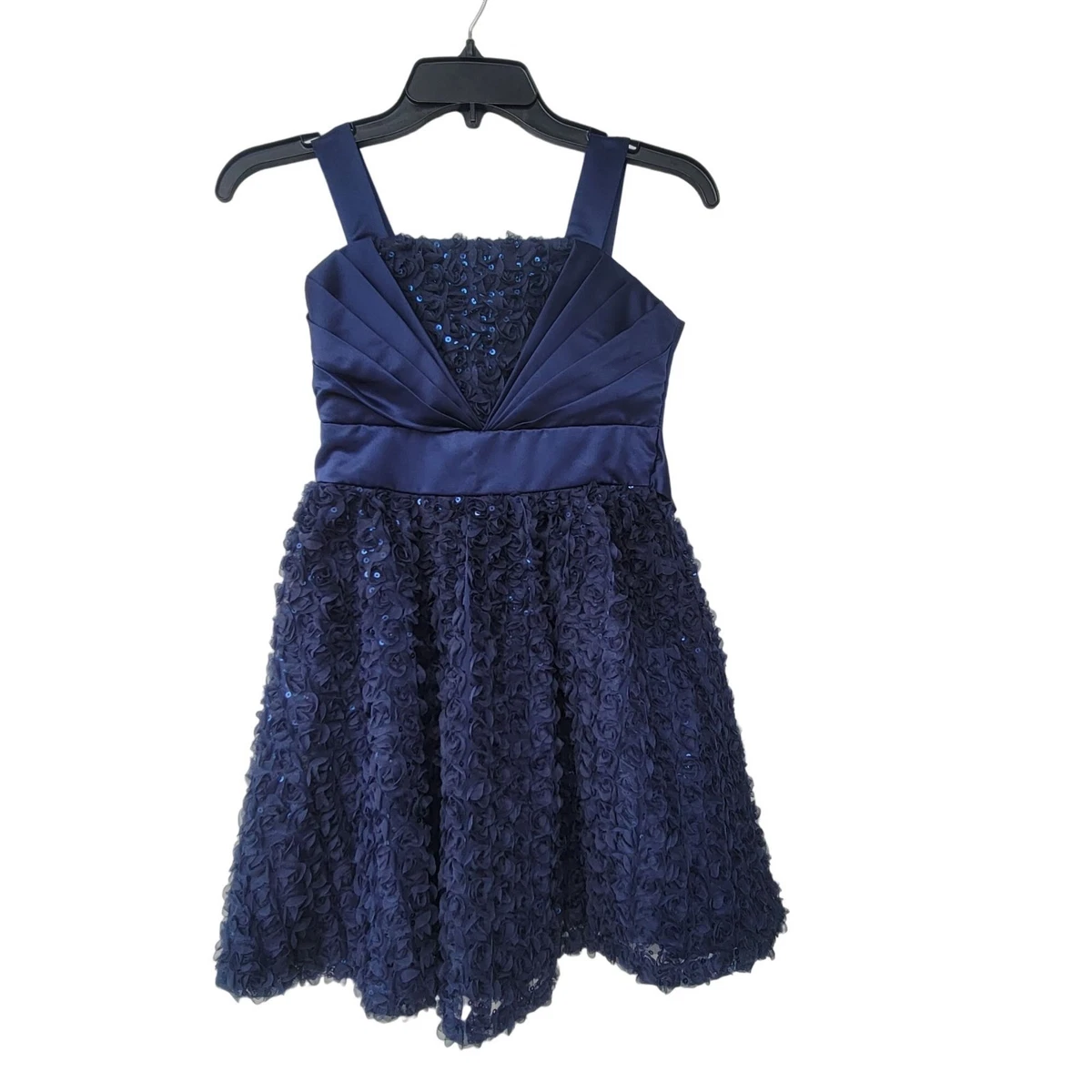 Holiday Blue Velvet Dresses for Girls for sale | eBay
