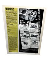 1990 Weiand The Fast Lane Vintage Print Ad Chevy Intake Manifold 1990 Weiand The Fast Lane Vintage Print Ad Chevy Intake Manifold