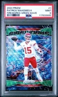 2024 Prizm PATRICK MAHOMES II Fireworks Green Wave #1 PSA 9 MINT