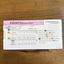 Weight Watchers POINTS Booster Activity Slide Turn Around WW