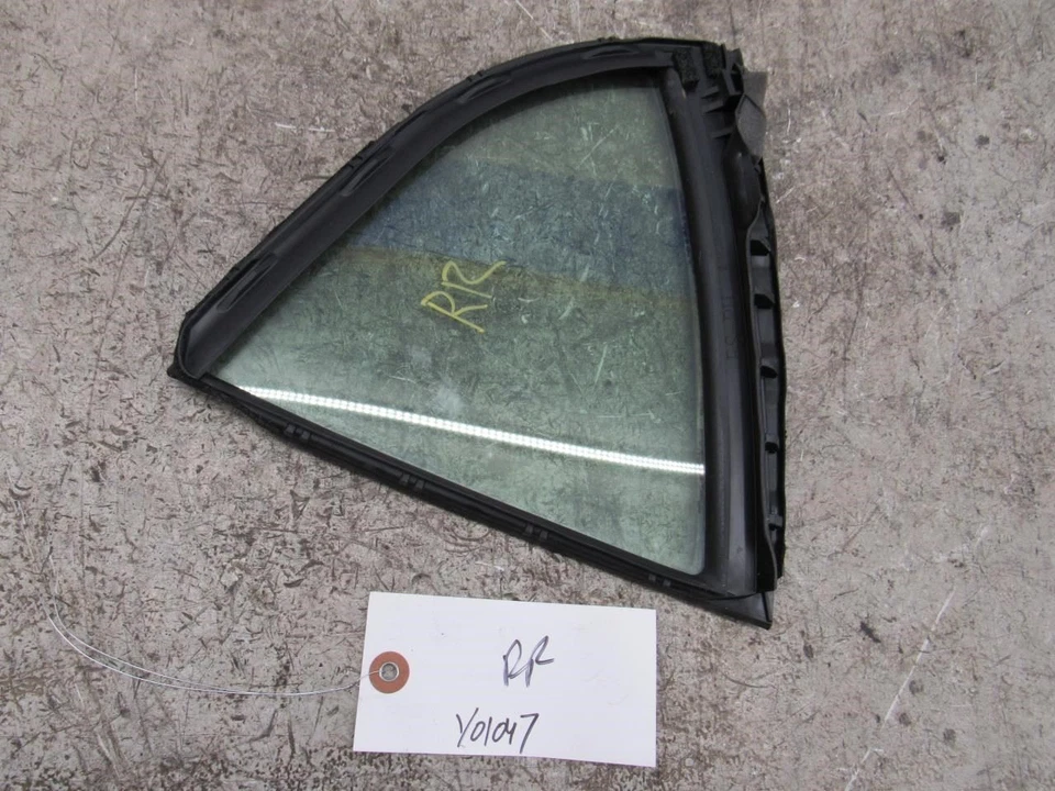 2013 Lexus Es350 right passenger side rear back door small vent glass window OEM Foto 3 de 4