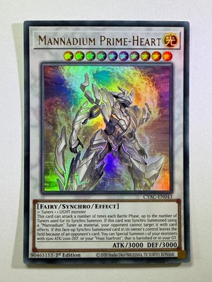 Mannadium Prime-Heart CYAC-DE043 Ultra Rare 1. Auflage YuGiOh Karte NM