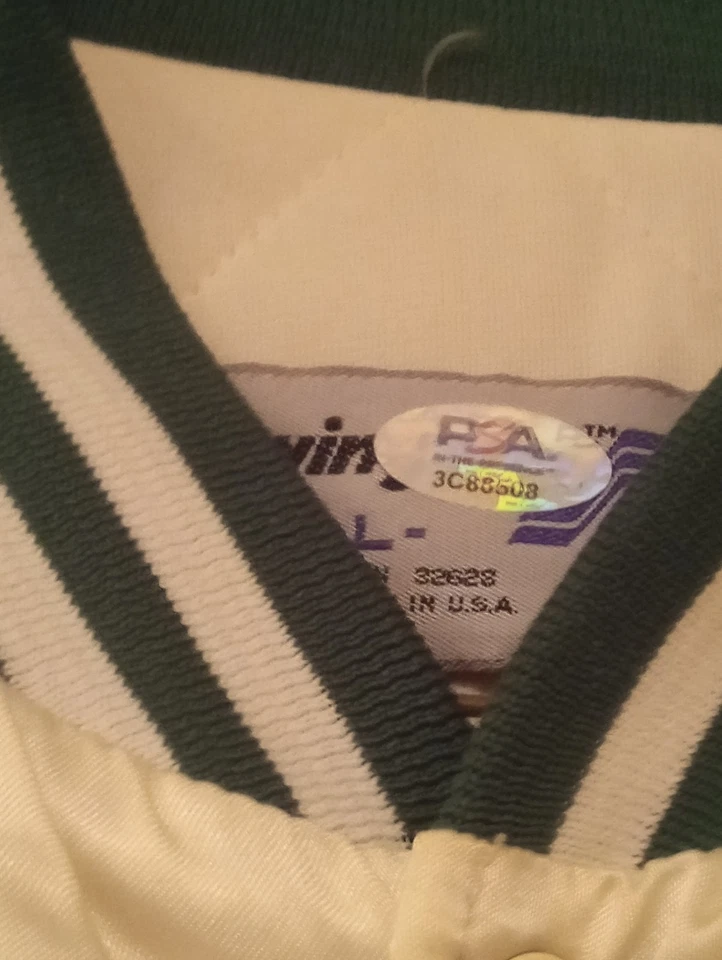 Larry Bird Signed Celtics Jacket PSA (3C88508) - Image 3 of 4