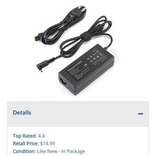 19V 2.37A AC Adapter for Acer Aspire 5 A515-56-36UT A515-56 45W Power Supply US