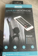 Bower Lavalier Microphone For Smartphones And Tablets NIB