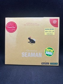 Christmas Seaman Present Disc Dreamcast DC Japan Import Unused NOS Retro Rare