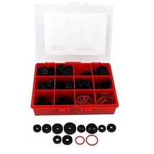 170pc Tap Washer Assortment Kit Plumbing Repair Set With Storage Case Box