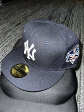 New York Yankees New Era Navy 2000 World Series 59FIFTY Fitted Hat Cap 7 1/3 NWT