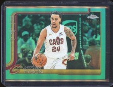 2025-26 Topps Chrome #50 Jaylon Tyson Teal Refractor #/299