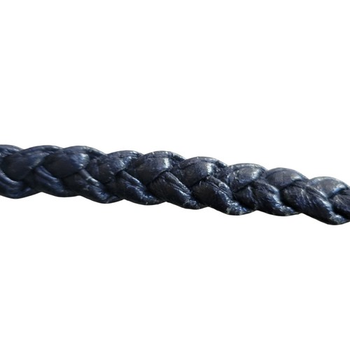 Borsa a tracolla in rete metallica blu navy donna 12x9" tracolla intrecciata stravagante costa - Foto 19 di 20