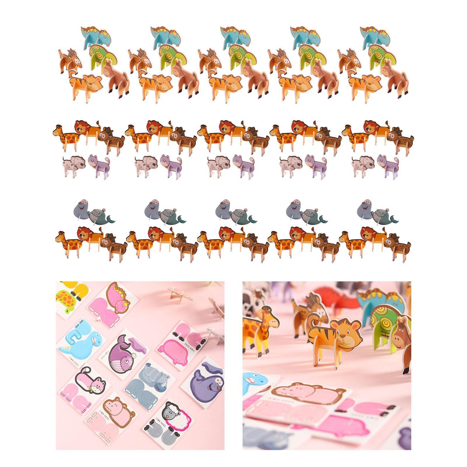Zum Selbermachen 3D Puzzles Spielzeug Feinmotorik kreative Geburtstagsgeschenke 3D Puzzles