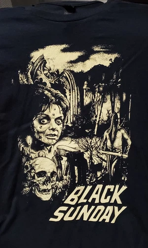 Black Sunday shirt- size Lg