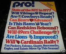 1977 DENVER BRONCOS vs SEATTLE SEAHAWKS NFL PROGRAM Pro! Craig Morton & Jim Zorn