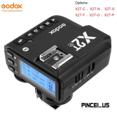 Godox Wireless Remote TTL Flash Trigger X2T-C X2T-N X2T-S X2T-F X2T-O X2T-P new