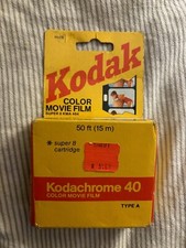 KODAK Kodachrome 40 8mm Super 8 Color Movie Film KMA 464 Type A Expired VTG New