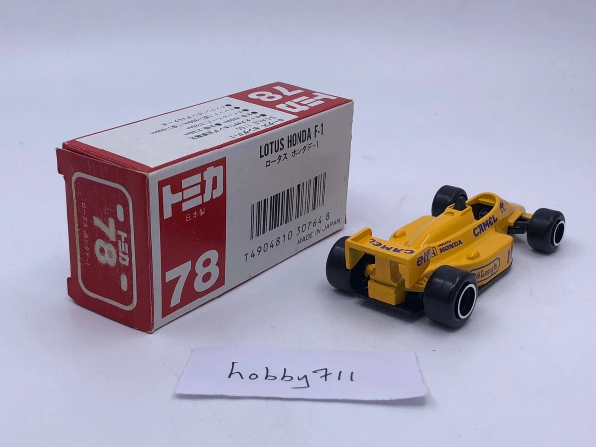 Tomy Tomica No.78 Lotus Honda/Camel F-1 (box) Diecast Model Car [Made In  Japan]