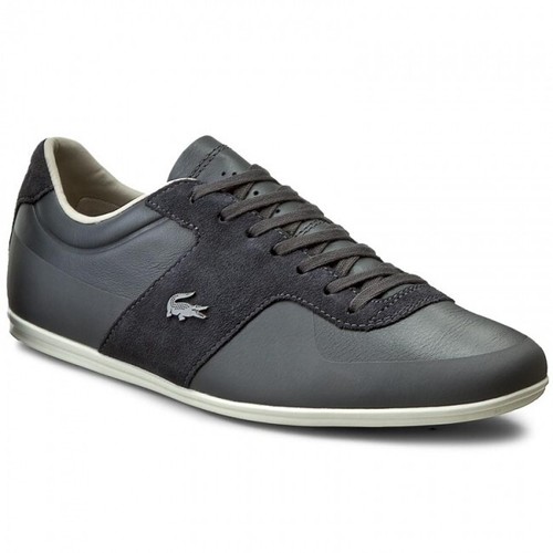 Lacoste Schuhe Turnier Freizeitschuh Sneaker Grau Herren 316 1 CAM dk Gr. 42.5 - Bild 2 von 5