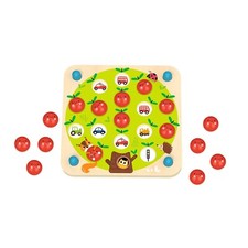 Zummy 23 Pieces Memory Toddler Game Toys - Apple Themed