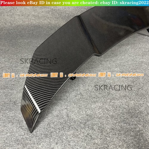 For BMW 14-17 F80 M3 F82 M4 V Style Carbon Fiber Color Rear Trunk Spoiler wing - Imagen 9 de 12