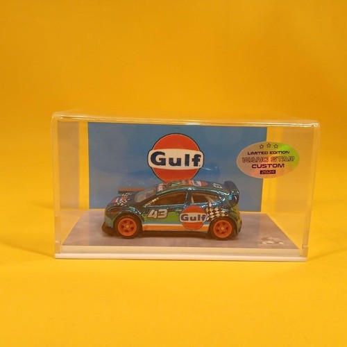 Hot Wheels '12 FORD FIESTA Blue CHROME GULF (WANGSTAR CUSTOM) Limited REAL RIDER - Picture 8 of 15