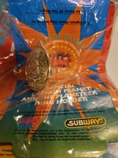 1993 Captain Planet and the Planeteers blue power ring. Subway. New in Package