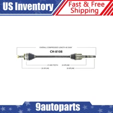 For 1996-2007 Dodge Grand Caravan Town & Country Voyager 2WD Front Right CV Axle