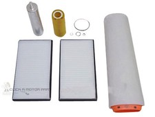 BMW 525 D 525D E60 E61 SERVICE KIT OIL AIR FUEL DIESEL CABIN POLLEN FILTER