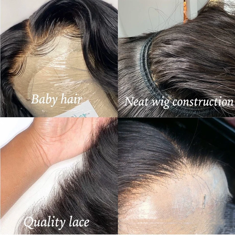 Pelucas delanteras de encaje de cabello humano Body Wave Foto 3 de 4
