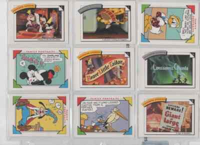 1991 Disney Impel Trading Cards Mickey Goofy Pluto Donald Duck NEW UNCIRCULATED