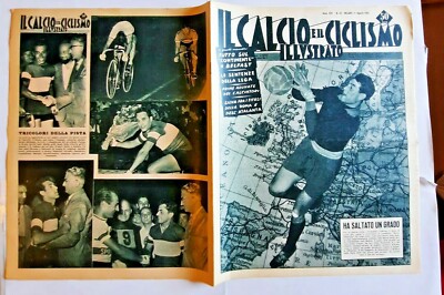 IL SOCCER ILLUSTRATO N.32 1955 JUDGMENTS LEAGUE FOOTBALL UDINESE E CATANIA R726 