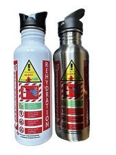 Thirst Extinguisher Stainless Steel 600ml Water bottle With Straw My Design