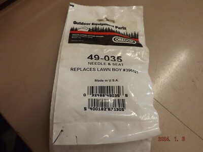 New Sealed Oregon 49-035 Needle & Seat For Lawn-Boy 396521