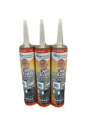 Dicor 501LST-1 Self-Leveling Lap Sealant Tan 10.3oz Tube for Roof Repair(3-Pack)