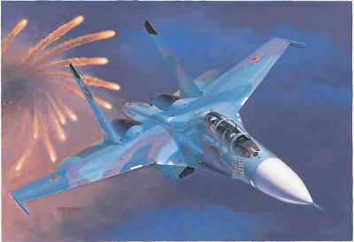 Trumpeter 01645 - 1:72 Russian Su-27UB Flanker C Fighter - Neu