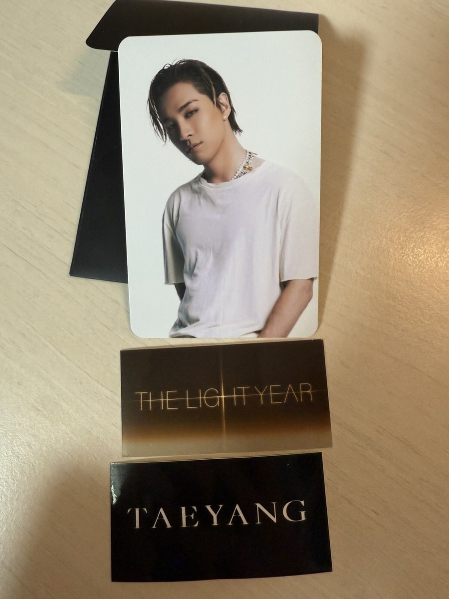 FANCLUB BENEFIT MEMBERSHIP PHOTOCARD‼️ BIGBANG TAEYANG THE LIGHT